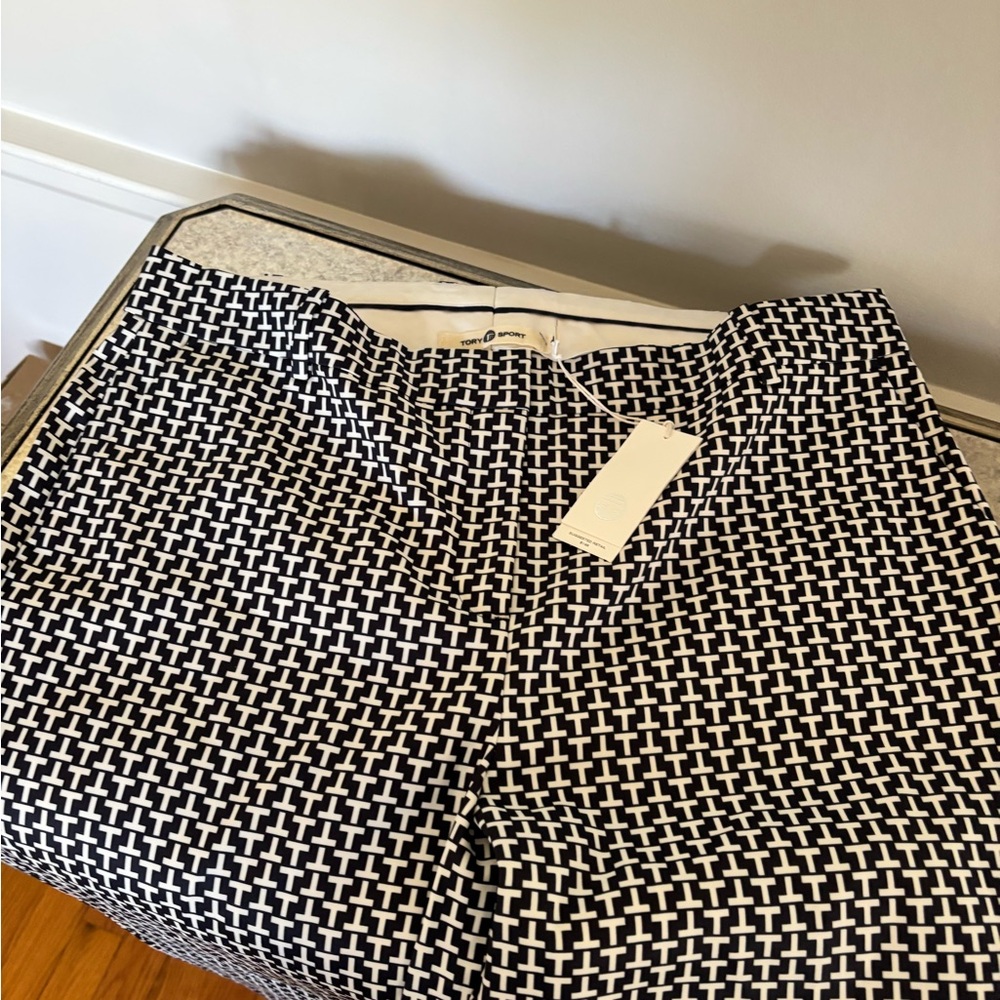 Tory Burch Sport Navy Two Way Pants New w Tags